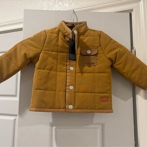 7 For All Mankind Cognac Quilted Jacket